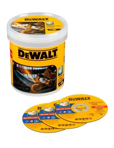 Cubo 100 dischi DeWALT Inox DT20599-QZ 115mm x 1mm