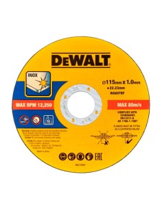 Cubo 100 dischi DeWALT Inox DT20599-QZ 115mm x 1mm 2