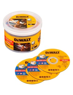 Cubo 50 discos DeWALT Inox DT20597-QZ 115mm x 1mm