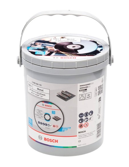 Cubo 100 discos BOSCH Standard 115x1mm