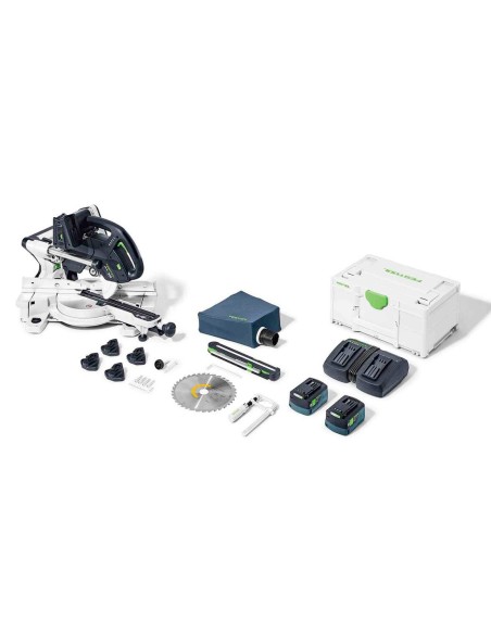 Troncatrice FESTOOL KSC 60 EB 5,0 I-Plus (2 x 5,0 Ah + TCL6 +