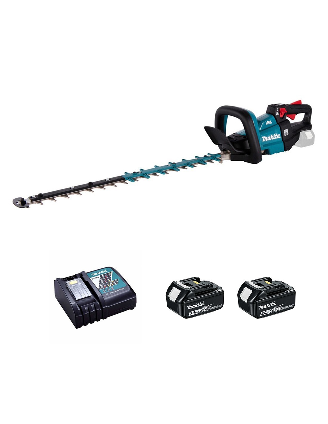 Cortasetos MAKITA DUH601RF2-SK (2 x 3,0 Ah + DC18RC)