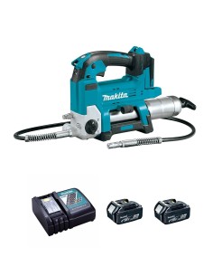 Pistola per grasso MAKITA DGP180RT2-SK (2 x 5,0 Ah + DC18RC)