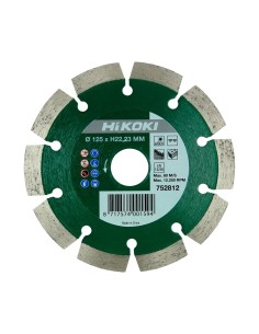Disco da taglio diamantato Ø 125x22,2x1mm HIKOKI