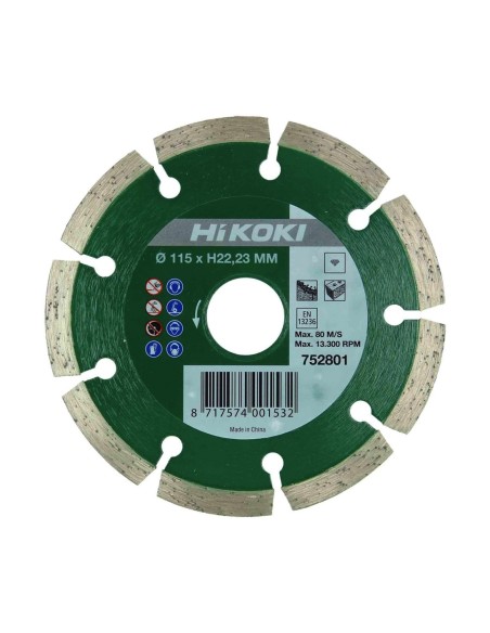 Universal diamond cutting disc Ø 115 x 22,2 x 7 mm HIKOKI