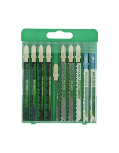 Set di 10 Lame per seghetto alternativo per legno e metallo