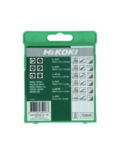 Set of 10 Jigsaw blades for wood and metal HIKOKI 2