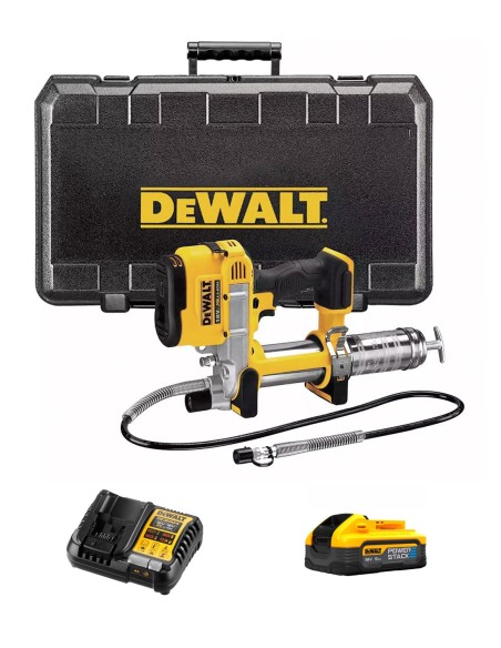 Pompe à graisse DeWALT DCGG571H1K (1 x 5,0 Ah Powerstack +