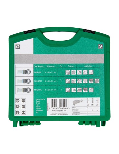 Jeu de lames STARLOCK pour outil multifonction HiKOKI 782794 (6