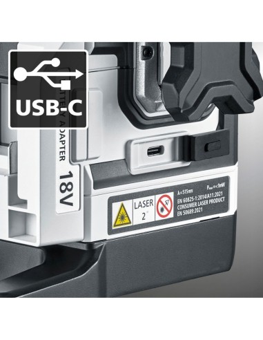 Láser tridimensional verde LASERLINER PowerPlane-Laser 3G