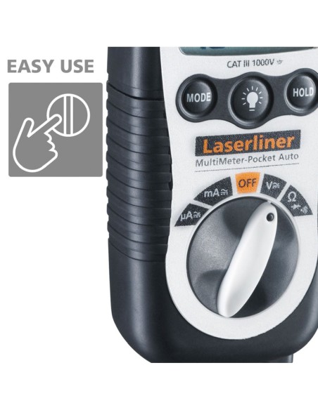 Multimètre numérique LASERLINER MultiMeter-Pocket 083.032A