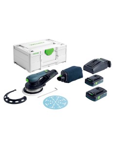 Orbit Sander FESTOOL ETSC 2 150 I-Plus (2 x 4,0 Ah + TCL6 +