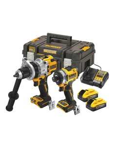 DeWALT Kit DCK2050E2T (DCD1007 + DCF860 + 2 x 5,0 Ah Powerstack