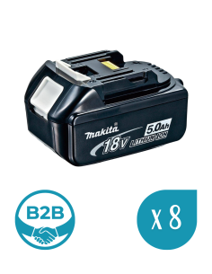 Pack 8 Batterie Makita BL1850B 18V 5.0Ah | TodoTaladros