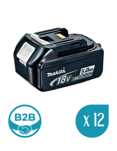 Pack 12 Batterie Makita BL1850B 18V 5.0Ah | TodoTaladros