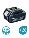 Pack de 20 Baterías Makita BL1850B 18V 5.0Ah | TodoTaladros