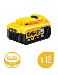 Pack de 12 baterías DeWALT DCB184P12 (18V - 5,0 Ah)
