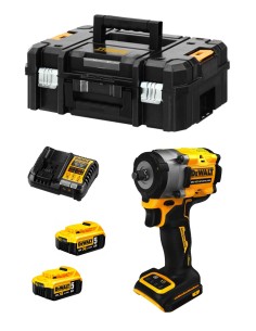Llave de Impacto DeWALT DCF923P2T (2 x 5,0 Ah + DCB1104 + TSTAK II)