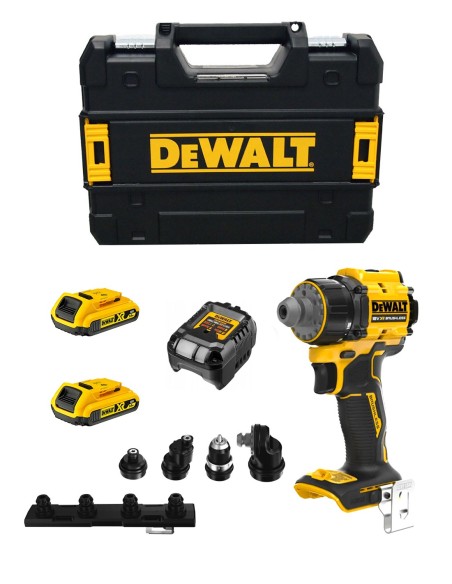 Drill Driver DeWALT DCD803D2T (2 x 2,0 Ah + DCB1102 + TSTAK II)