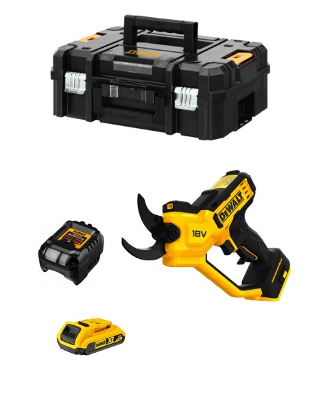 Astschere DeWALT DCMPP568D1T (1 x 2,0 Ah + DCB1102 + TSTAK II)