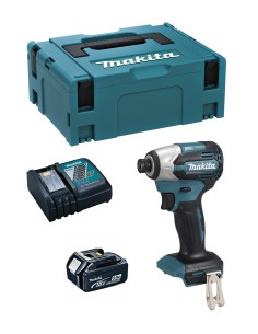 Visseuse à Chocs MAKITA DTD158RTJ1 (1 x 5,0 Ah + DC18RC + MAKPAC 3)