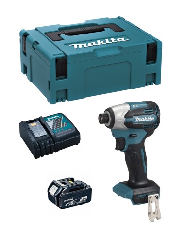 Visseuse à Chocs MAKITA DTD158RTJ1 (1 x 5,0 Ah + DC18RC + MAKPAC 3)