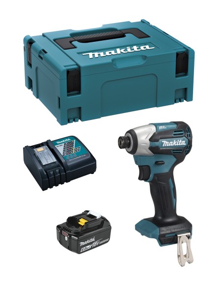 Visseuse à Chocs MAKITA DTD158RXJ1 (1 x 6,0 Ah + DC18RC + MAKPAC 3)