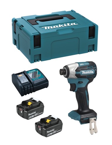 Impact Driver MAKITA DTD158RXJ (2 x 6,0 Ah + DC18RC + MAKPAC 3)