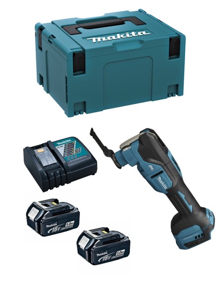Utensile Multifunzione MAKITA DTM53RTJ (2 x 5,0 Ah + DC18RC + MAKPAC 3)