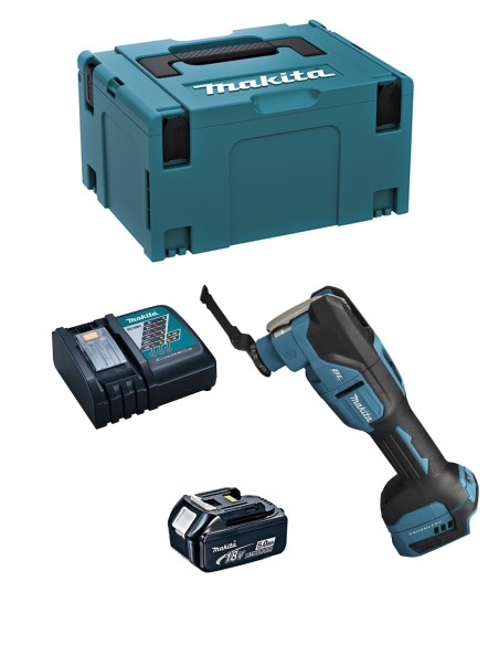 Multi-Herramienta MAKITA DTM53RTJ1 (1 x 5,0 Ah + DC18RC + MAKPAC 3)