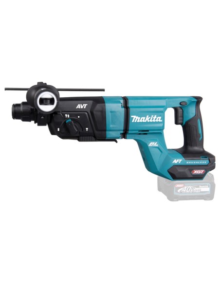 Martillo ligero MAKITA HR007G XGT 40Vmax SDS-PLUS 3,0 J 28 mm | TodoTaladros
