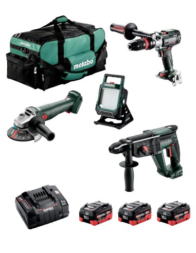 Kit METABO 685209000 18 V 4 máquinas + 2 baterías LiHD 10 Ah | TodoTaladros