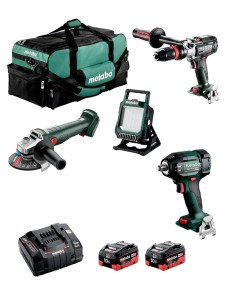 Kit METABO 685209000 18 V 4 máquinas + 2 baterías LiHD 10 Ah | TodoTaladros